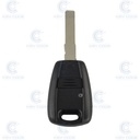 COQUE TELECOMMANDE CLE A VAGUE FIAT PUNTO 1 BOUTON SIP22 (NOIR)