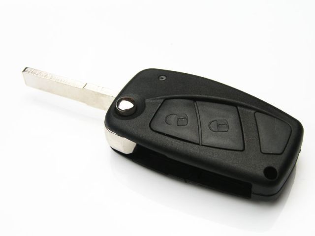 CARCASA FIAT 2 BOT. PLEGABLE REGATA CON PILA LATERAL - NEGRA