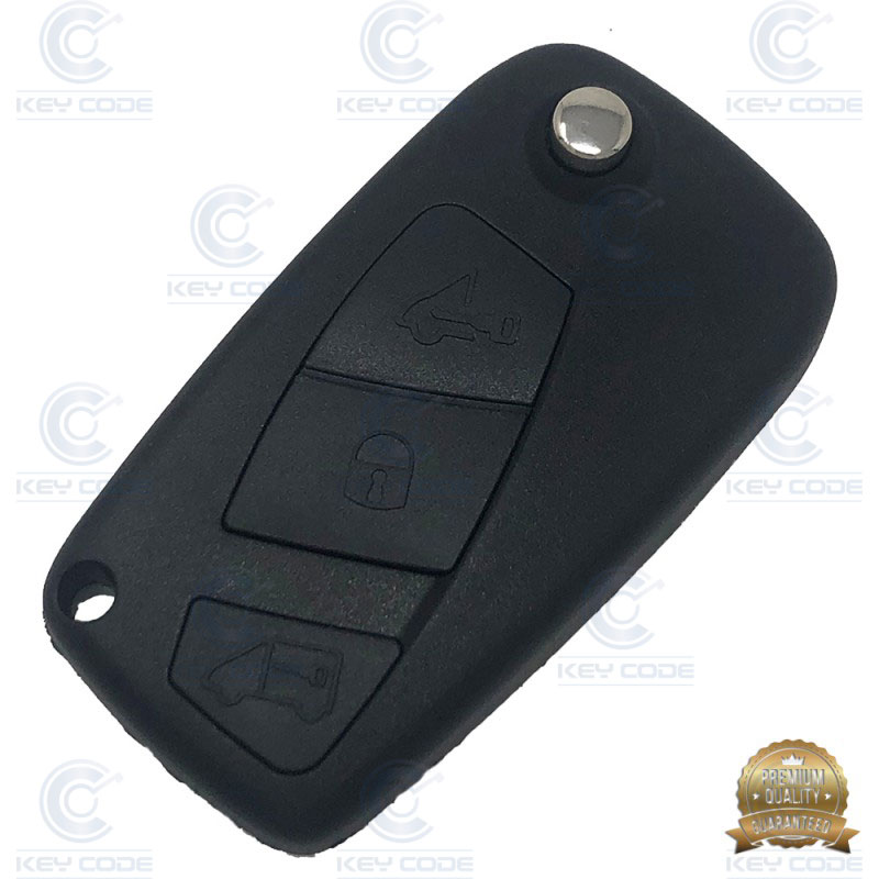 [FI22CS3B-CSN-P] FIAT 3 BUTTON REMOTE CASE WITH BATTERY HOLDER ON BACK - PREMIUM QUALITY