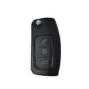 CARCASA MANDO COMPLETO PLEGABLE 3 BOTONES FOCUS CON ESPADIN HU101  