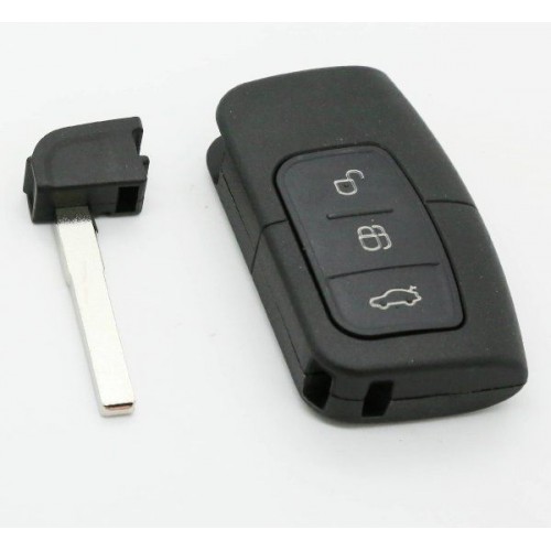 [FO101CS3B-KL] FORD 3 BUTTONS KEYLESS REMOTE CASE WITH BLADE -HU101 