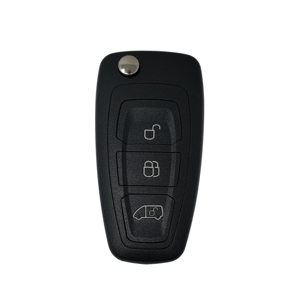 TÉLÉCOMMANDE PLIANTE 3 BOUTONS TRANSIT, TOURNEO ID63 (T17) 80 BITS (2040178, 1810734, 2515710) 433 MHz FSK (Compatible avec Autel, OBDSTAR et Xtool)