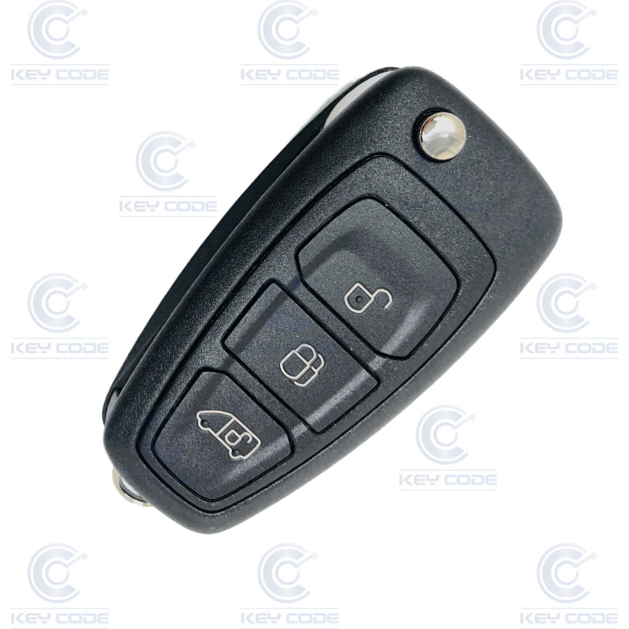 MANDO TRANSIT-TOURNEO-MONDEO 3 BOTONES PLEGABLE PCF7953V HITAG PRO (2149959, 2510975) SIN ESPADIN 433 mhz FSK - ORIGINAL
