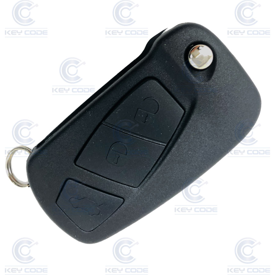 TELECOMMANDE BLOQUÉ PLIABLE AVEC 3 BOUTONS PUR FORD KA (2008-2016) PCF7946 ID46 (1838586) 433 mhz ASK - ORIGINALE