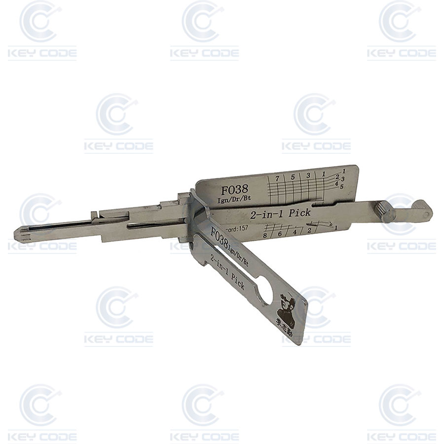 GANZUA LISHI 3 EN 1 FO38 (FORD/MAZDA/LINCOLN)