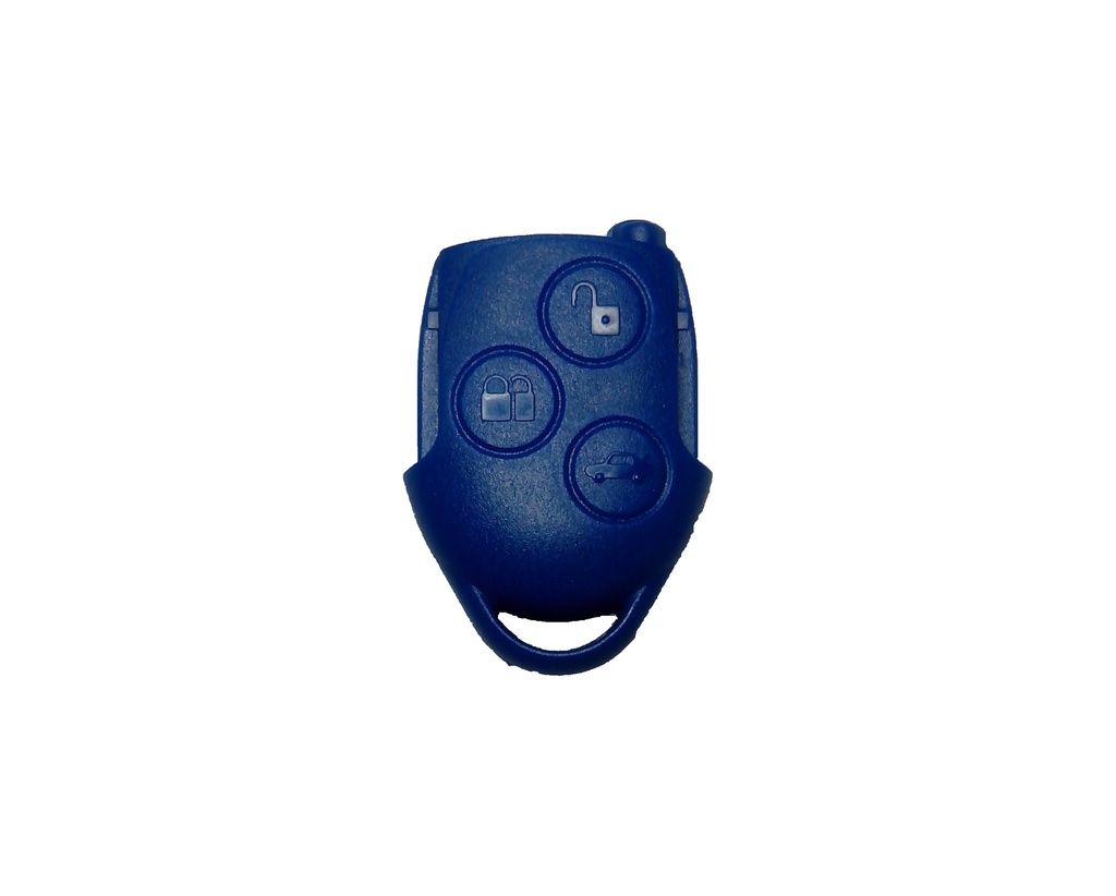 CAPA DE CONTROLE REMOTO AZUL FIXA DE 3 BOTÕES PARA TRANSIT SEM ENCAIXE