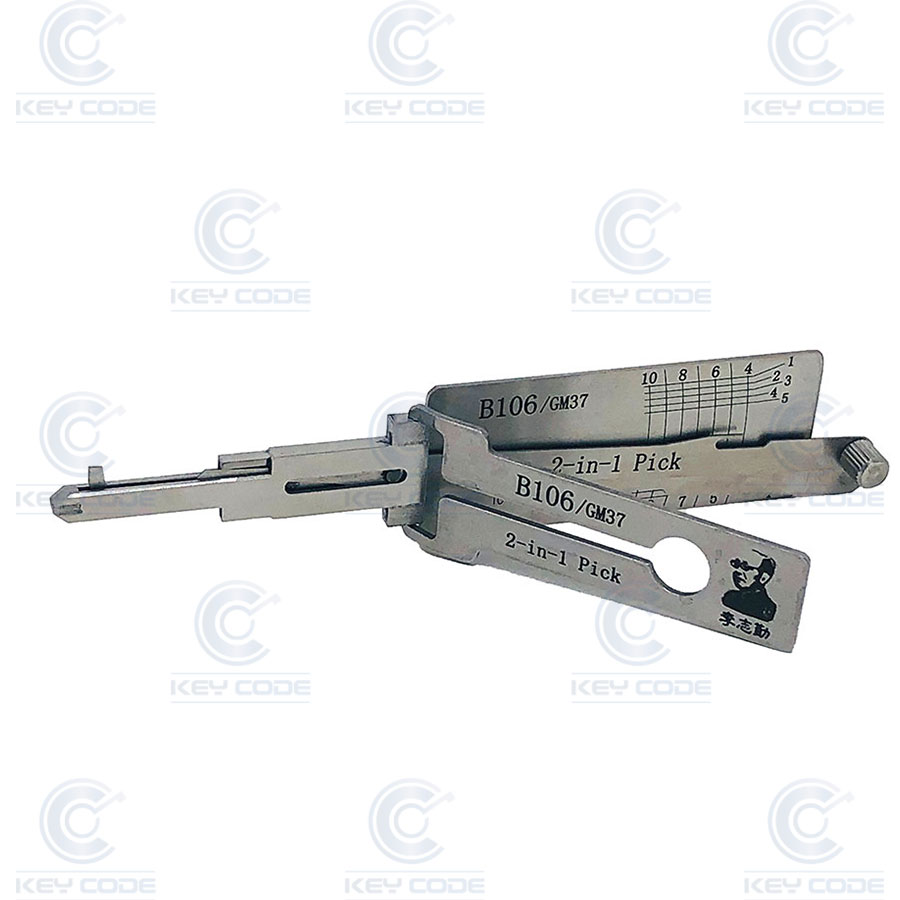 GANZUA LISHI 2 EN 1 GM37 GENERAL MOTORS