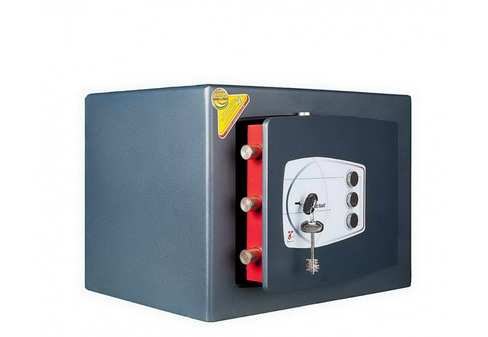 SECURITY BOX WITH DOUBLE-LOCKING KEY AND 3-POINT COMBINATION TECHNOMAX GMD/3 (22 X 35 X 30 CM)
