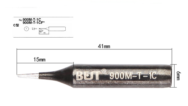 [HE-X01] POINTE POUR FER A SOUDER 15 MM 