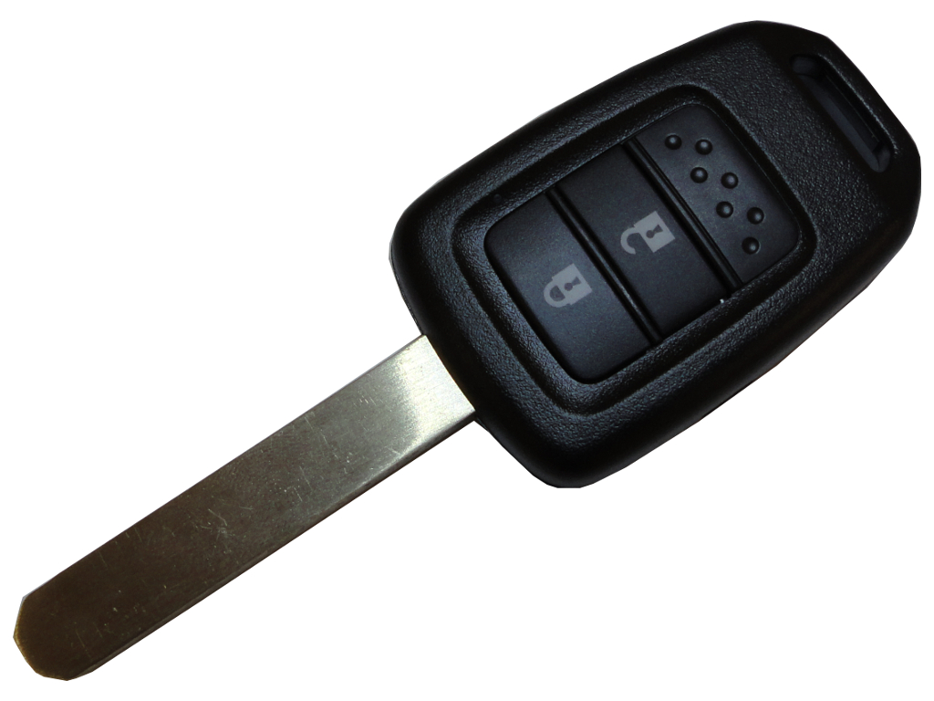 CARCASA MANDO MODERNO HONDA FIJO 2 BOTONES 
