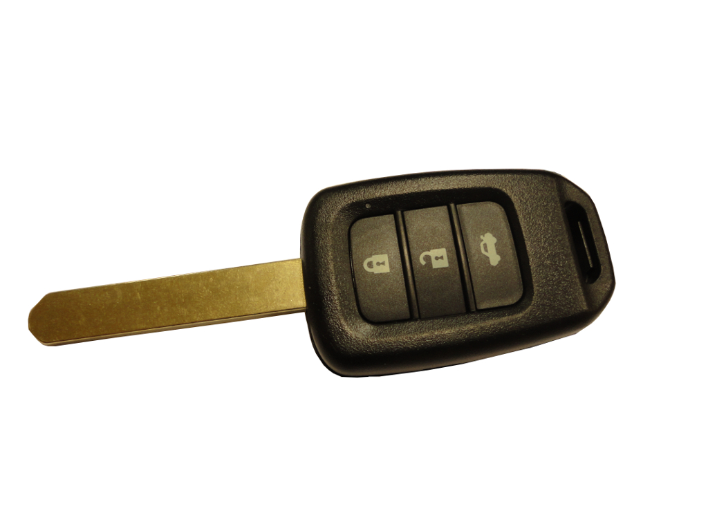 CARCASA MANDO MODERNO HONDA FIJO 3 BOTONES  