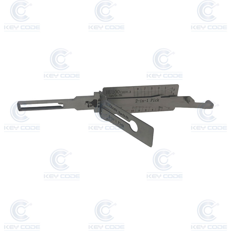 [HU100-10-31] CROCHET LISHI 3-1 HU100 10 TAILLES OPEL, VAUXHALL