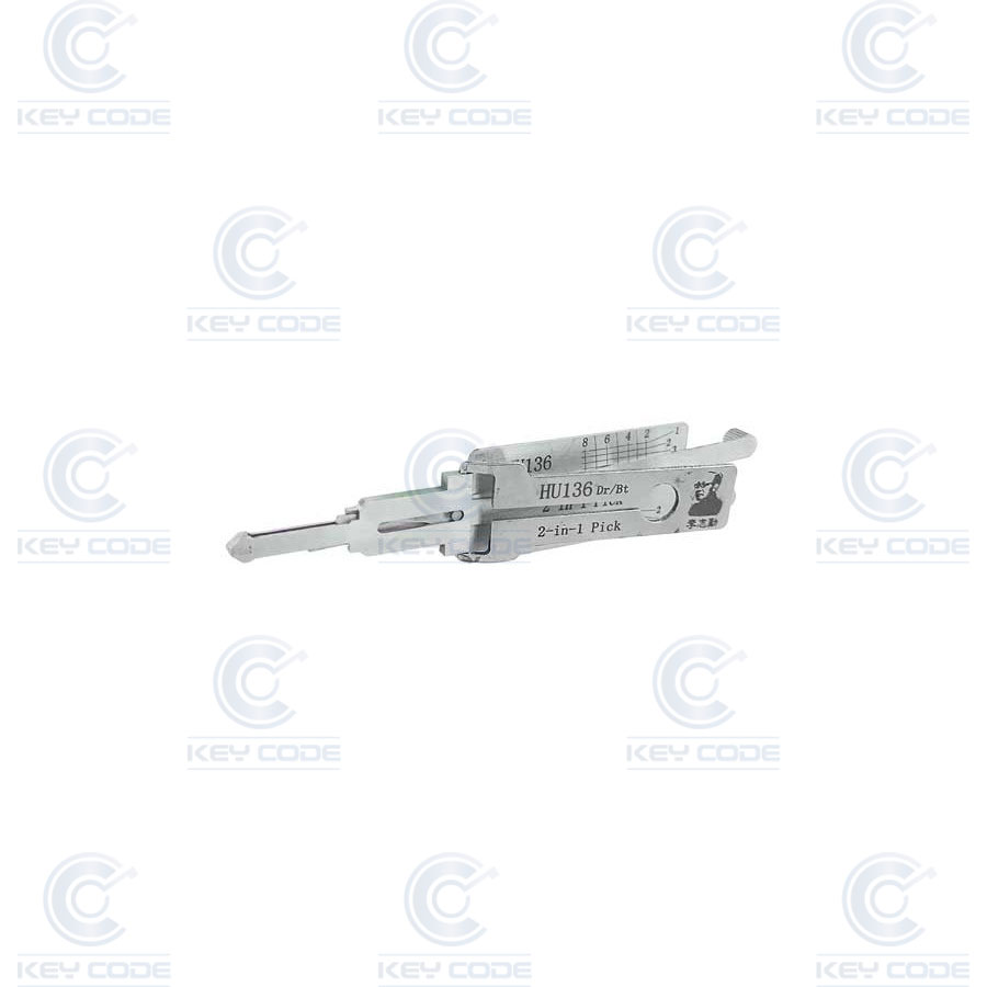 CROCHET LISHI 2 EN 1 DACIA, RNLT HU136 / ANTIREFLET