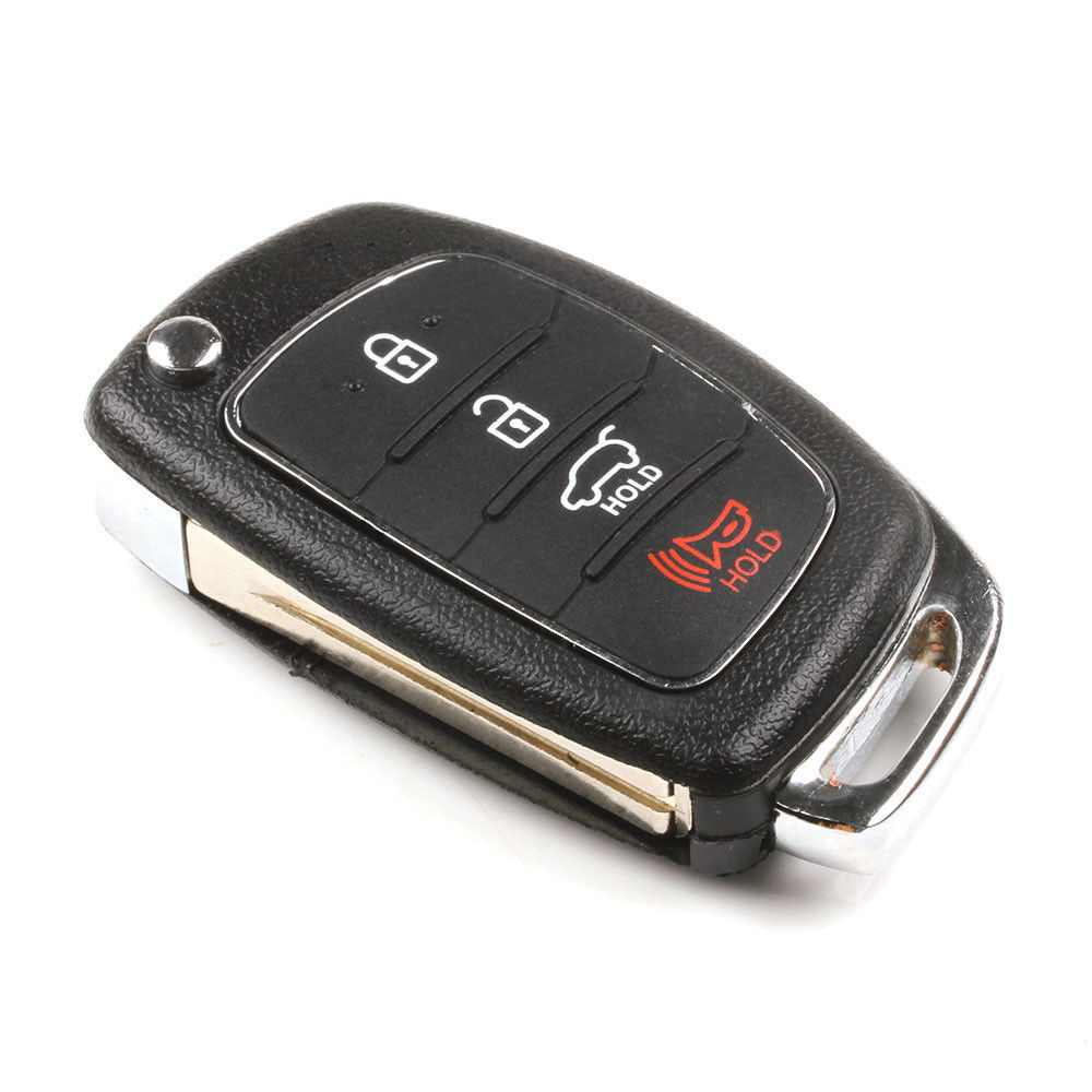 [HY102TE02-OE] FLIP REMOTE KEY WITH 3 BUTTONS FOR HYUNDAI SONATA, I20 AND I30 ID46 433 Mhz - ORIGINAL
