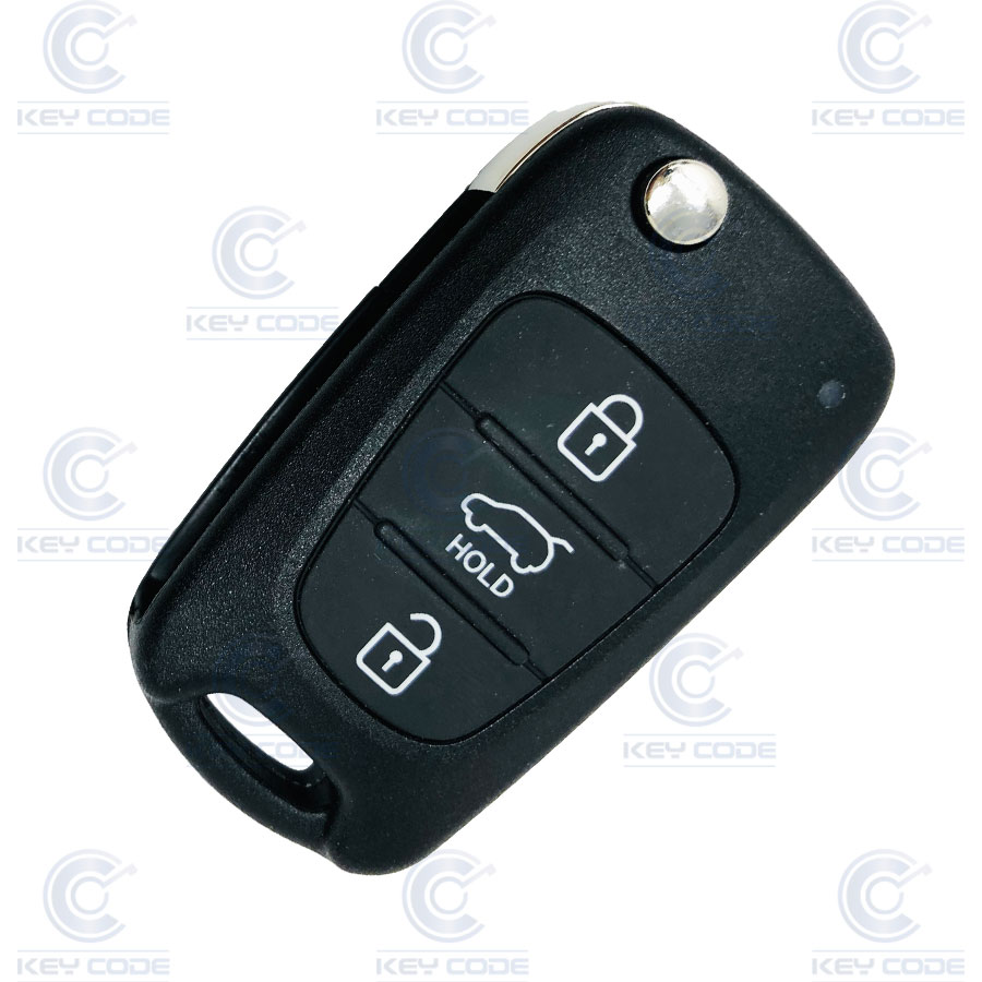 TELECOMMANDE PLIABLE AVEC 3 BOUTONS POUR HYUNDAI I30 (+2012) ID60 433 mhz FSK (95430A5100, 95430A5101) - ORIGINALE SANS EBAUCHE