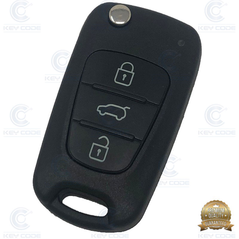 CARCASA MANDO I20, I30, IX45 PLEGABLE 3 BOTONES TOY48 - CALIDAD PREMIUM