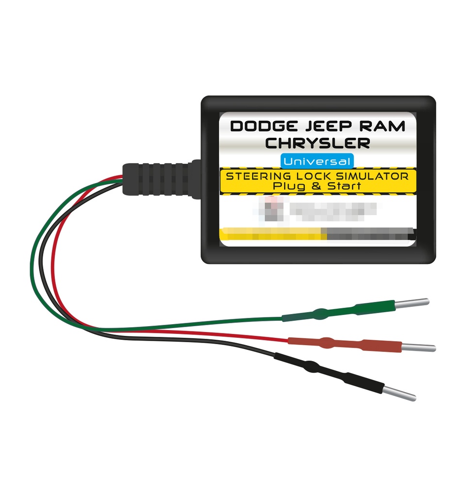 EMULADOR DE BLOQUEIO DE DIREÇÃO PARA JEEP GRAND CHEROKEE, CHRYSLER, RAM, DODGE 2014-2020 (PLUG & START)
