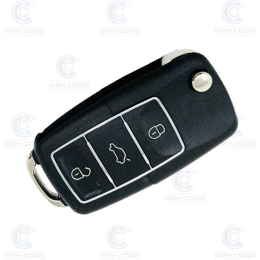 MANDO IMPERMEABLE VAG DE 3 BOTONES PARA KEYDIY - NEGRO 