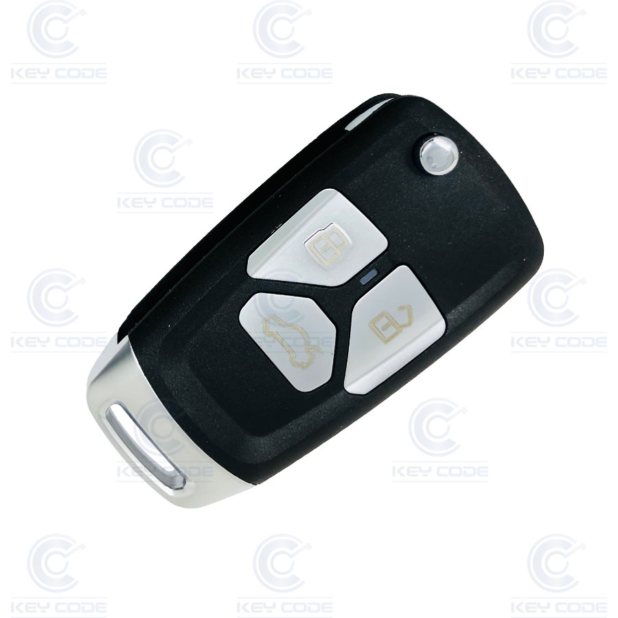 CONTROLE REMOTO AUDI MODERNO 3 BOTÕES B27-3 PARA KEYDIY (PROGRAMAÇÃO SOMENTE POR CABO)