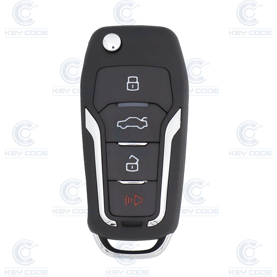 MANDO ZB12-4 FORD MUSTANG PARA KEYDIY DE 4 BOTONES PARA MANDOS KEYLESS