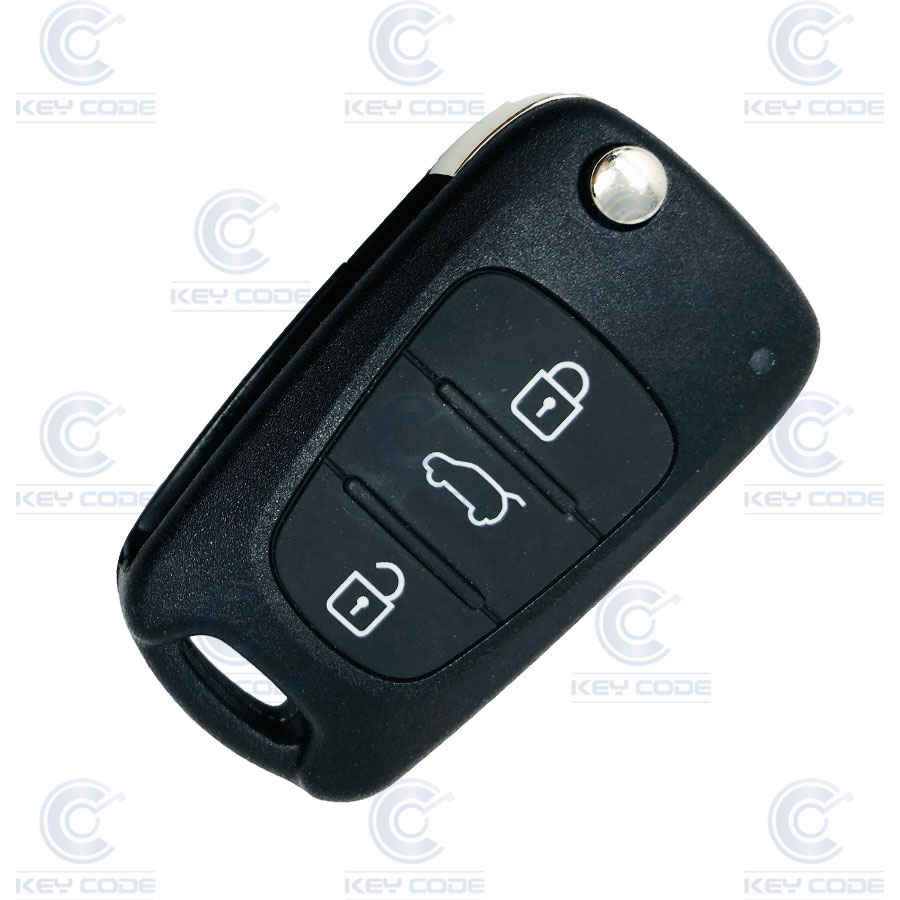MANDO PLEGABLE KIA VENGA 3 BOTONES ID46 (954301P001) SIN ESPADIN 433 MHZ - ORIGINAL 