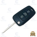 CARCASA PLEGABLE 3 BOTONES KIA, HYUNDAI SPORTAGE, CEED - PILA EN CARCASA TOY48 - CALIDAD PREMIUM