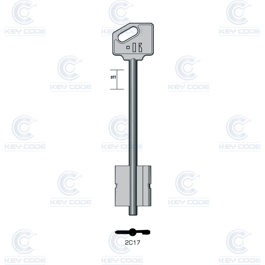 LLAVE KEYLINE CR 2C17 (5R16, CR-4G)