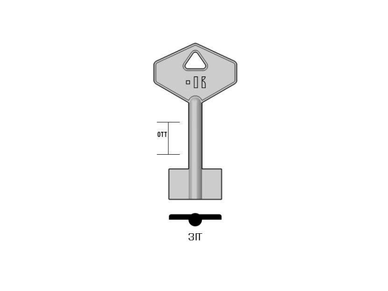CLÉ KEYLINE ITAL 3IT (5IT3, IT-2G)