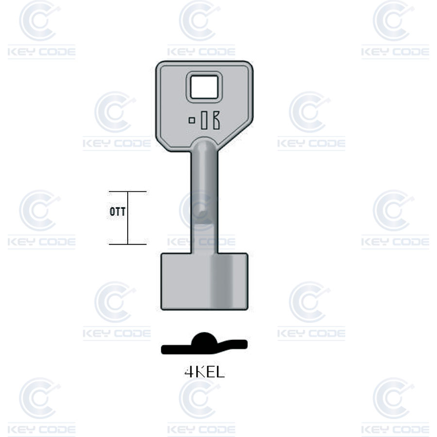 LLAVE KEYLINE DOBLE PALETA KASSEL 4KEL (5KY2, KAS-2G)