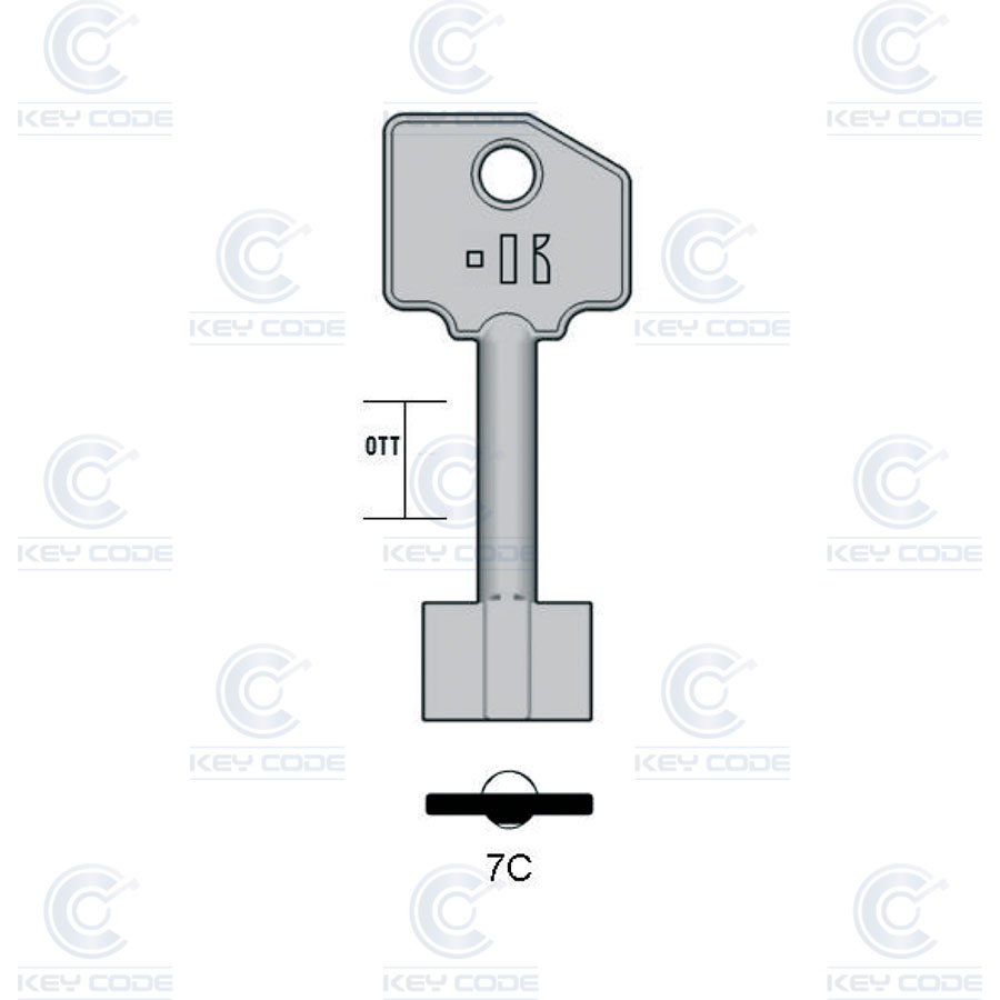 LLAVE KEYLINE 7C (5R7, CR-1G)