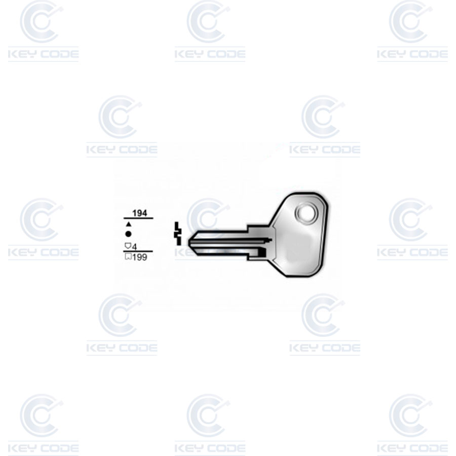 LLAVE YALE KEYLINE ABS3R (KEY1, AB-8I)