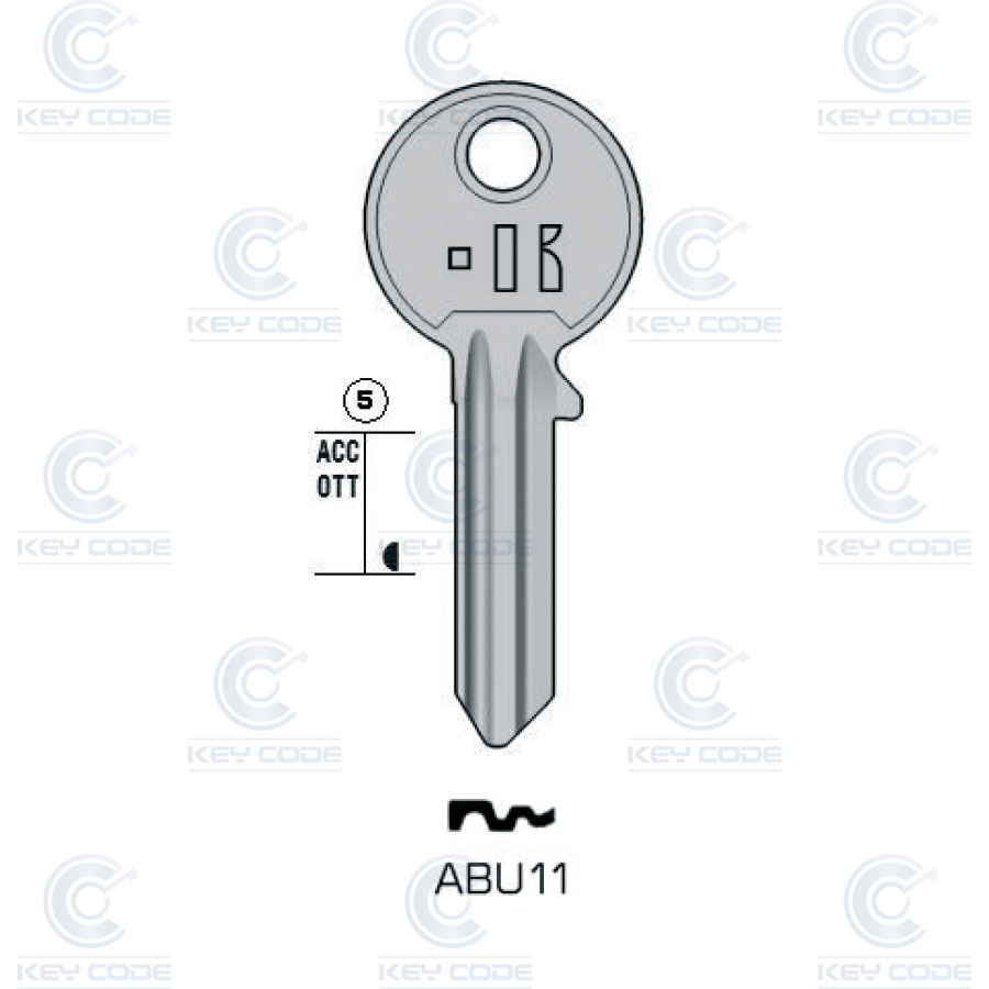 CLE KEYLINE ABUS ABU11 (AB10, ABU-2D) 