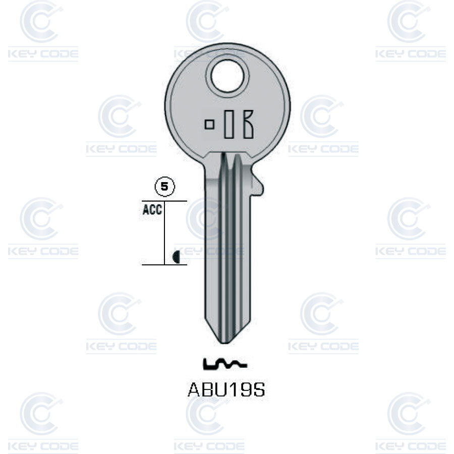LLAVE KEYLINE ABU19S (AB36R, CI-15)