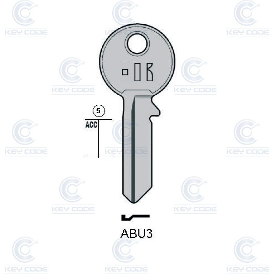 CLE KEYLINE ABUS ABU3 (AB14, ABU-4I)