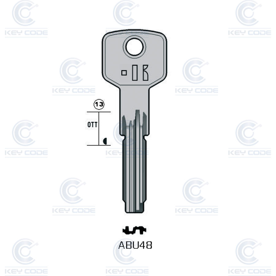 CLE KEYLINE ABUS ABU48 (AB48, CI-26)