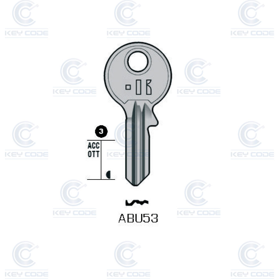 LLAVE KEYLINE ABU53 (AB53, ABU-21)