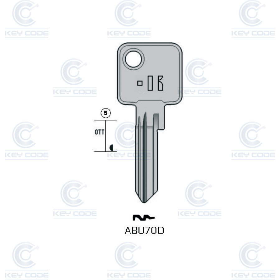 CLÉ KEYLINE ABU70D (ABT2, ABU-70D)