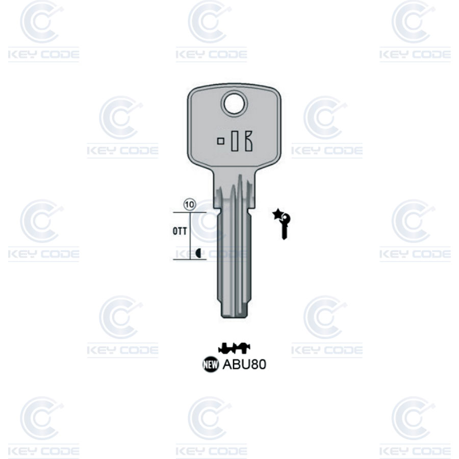 LLAVE DE PUNTOS KEYLINE ABU80 (ABU-6I)