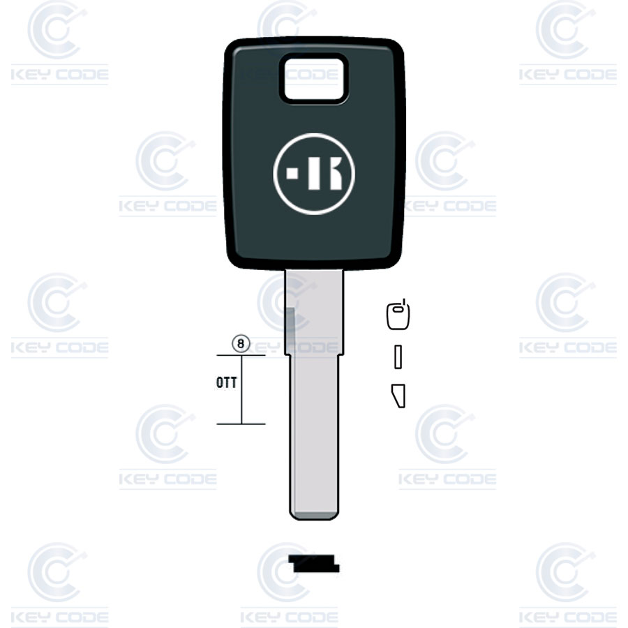 POD KEY AUDI AD66 (HU66-HU-HAAP)