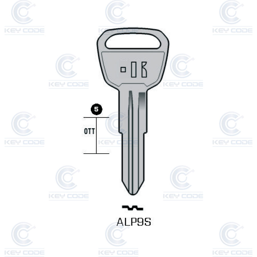 LLAVE KEYLINE ALP9S (ALP9R, ALP-2D)