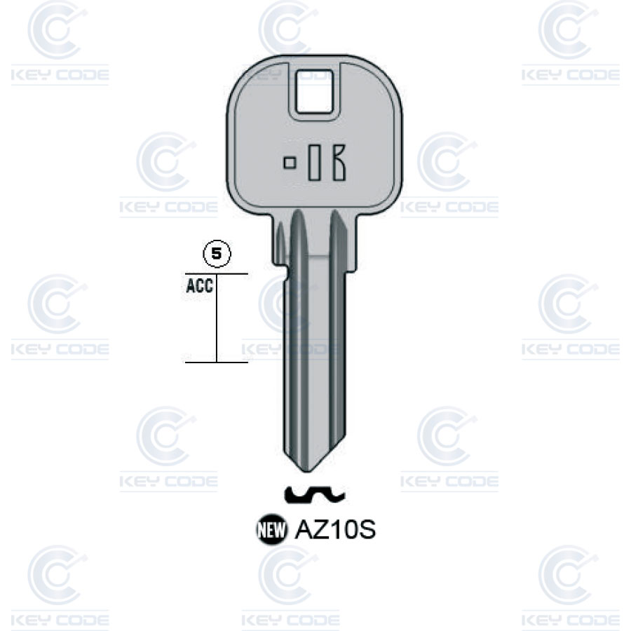 LLAVE KEYLINE AZ10S (AZ10R, AZ-17)