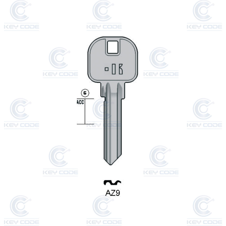 LLAVE KEYLINE AZ9 (AZ-18D)