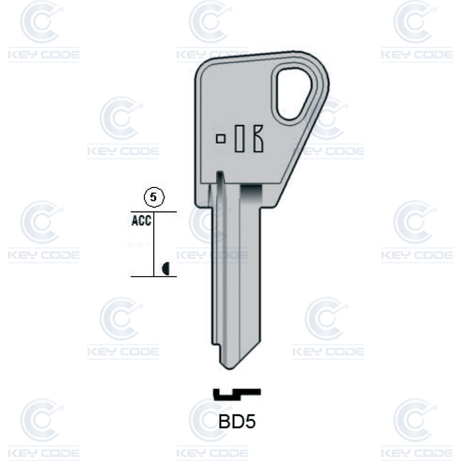 LLAVE KEYLINE BRICARD BD5 (BD4, BRI-3I)