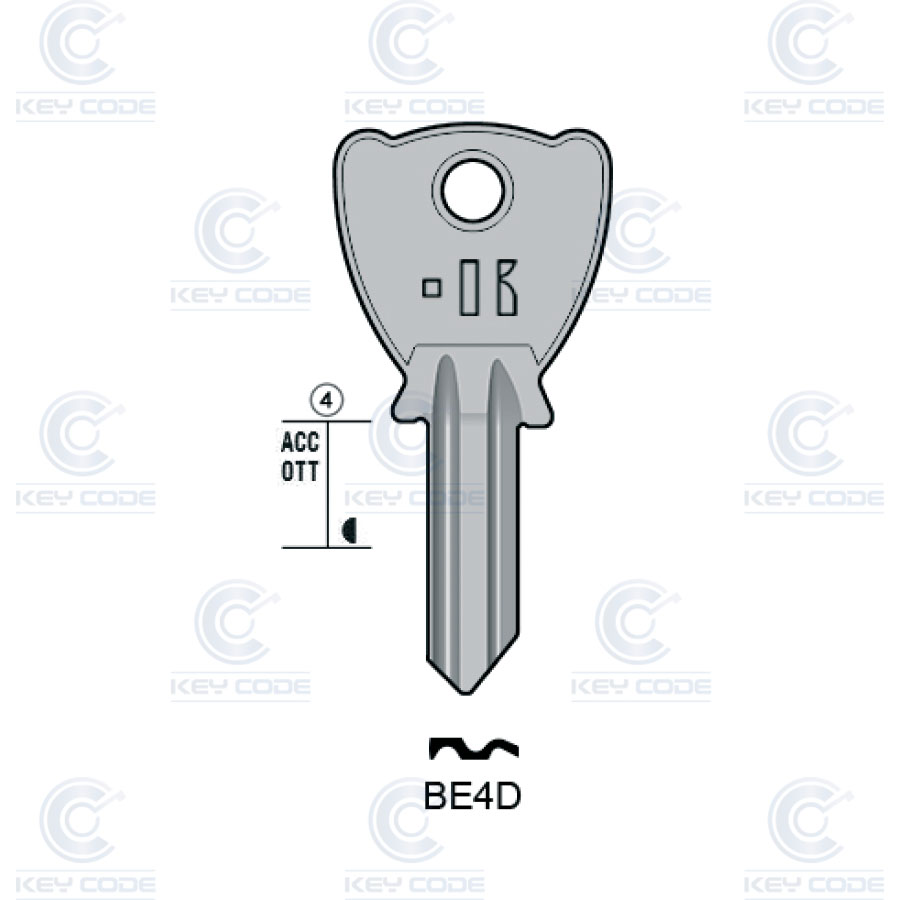 LLAVE KEYLINE BETA BE4D (BE200, BE-4D)