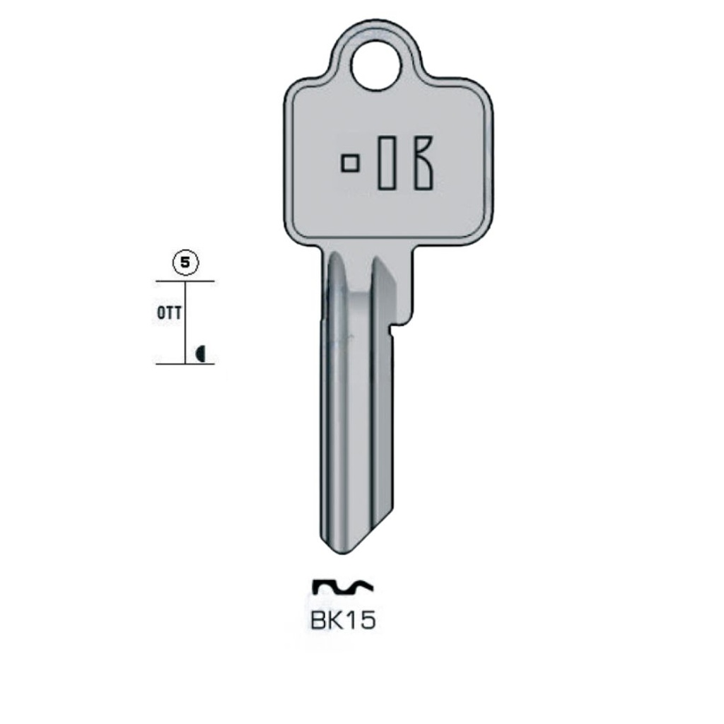 CLÉ KEYLINE BKS BK15 (BK-7D)