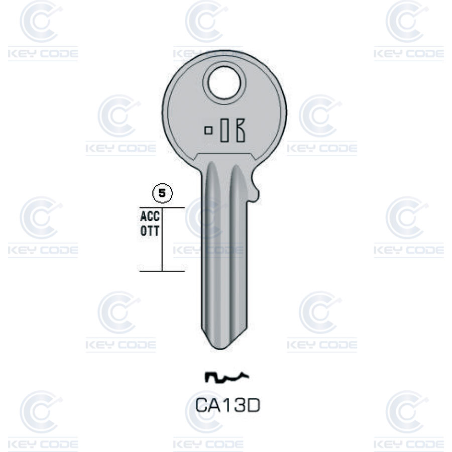 LLAVE YALE KEYLINE CV3 (CVL3, CVL-5D)