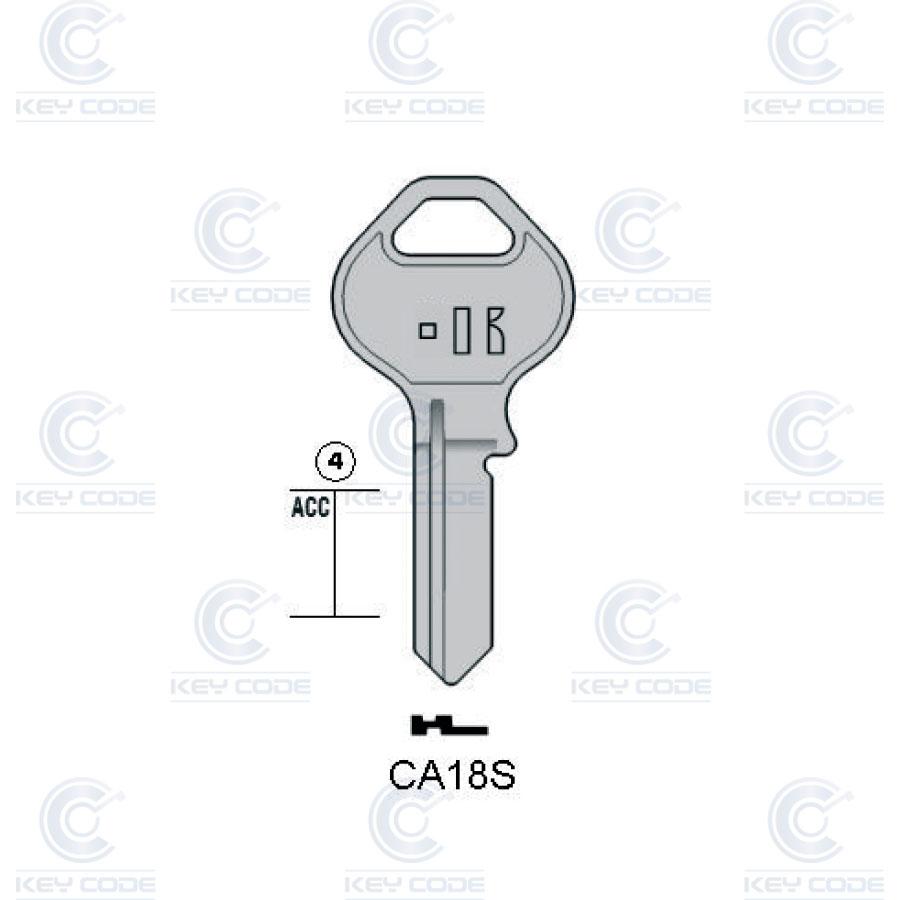 LLAVE KEYLINE CA18S (CS32R, ABU-8I)