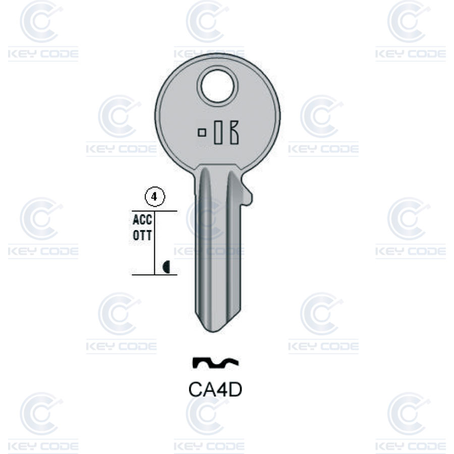LLAVE KEYLINE CA4D (CS204, CI-4D) 