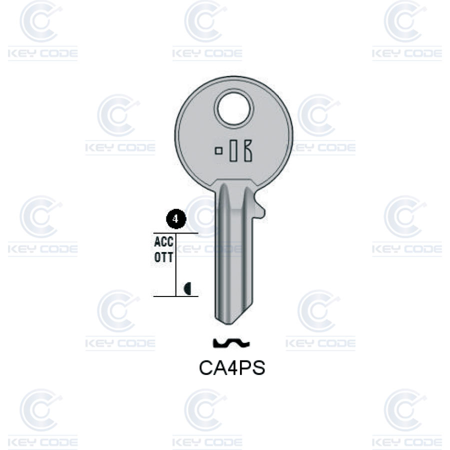 [KL-CA4PS] LLAVE KEYLINE CISA CA4PS (CS6R, ABU-42IP) 
