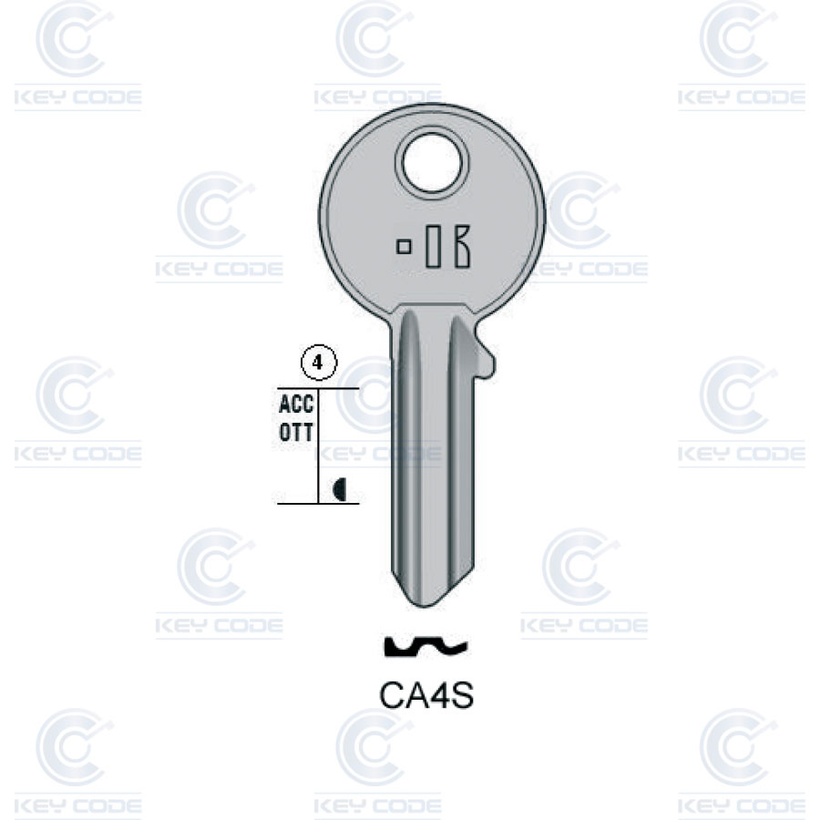 LLAVE KEYLINE CISA CA4S (CS205, CI-4I) 